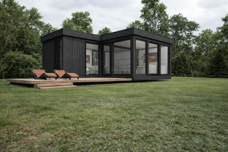 Сегмент Дом Modul.F.40.St - Модульные Бани и Дома