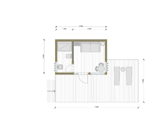 Сегмент Дом Modul.F.15 - Модульные Бани и Дома